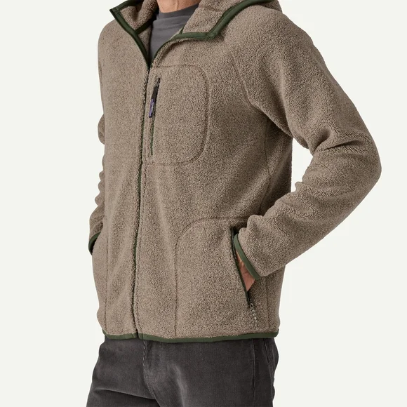 Patagonia Men's Reclaimed Fleece Hoody Size Medium - Picture 3 of 14